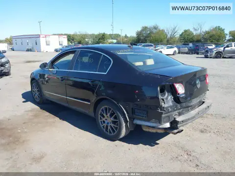 2007 Volkswagen Passat 3.6 VIN WVWAU73C07P016840 фото 4
