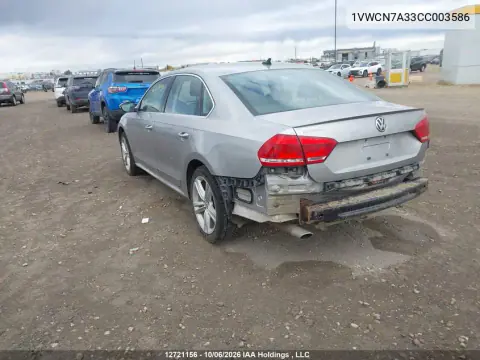 2012 Volkswagen Passat 2.0 Tdi Highline VIN 1VWCN7A33CC003586 фото 3