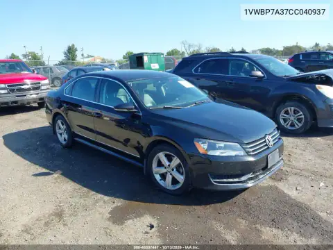 1VWBP7A37CC040937 — 2012 Volkswagen Passat, Передний левый, фото до ремонта