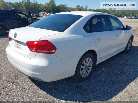 1VWAP7A3XCC013548 — 2012 Volkswagen Passat, фото 5 с аукциона IAAI, Не указано