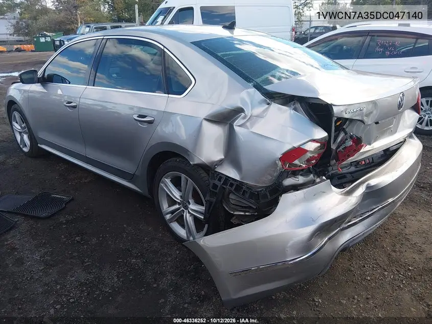 2013 Volkswagen Passat 2.0L Tdi Sel Premium VIN 1VWCN7A35DC047140 фото 4