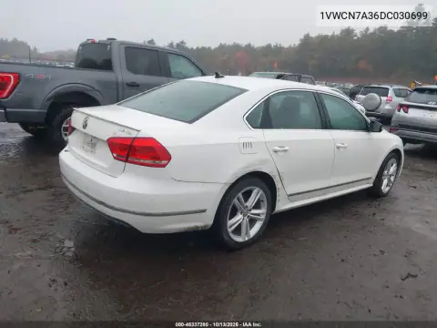 2013 Volkswagen Passat 2.0L Tdi Sel Premium VIN 1VWCN7A36DC030699 фото 4