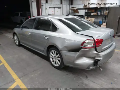 2013 Volkswagen Passat 2.0L Tdi Se VIN 1VWBN7A36DC028611 фото 4