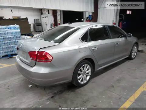 2013 Volkswagen Passat 2.0L Tdi Se VIN 1VWBN7A36DC028611 фото 5