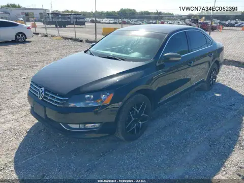 2014 Volkswagen Passat 2.0L Tdi Sel Premium VIN 1VWCN7A34EC062391 фото 3