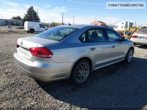 1VWAT7A38EC092765 — 2014 Volkswagen Passat, фото 5 с аукциона IAAI, Передняя часть