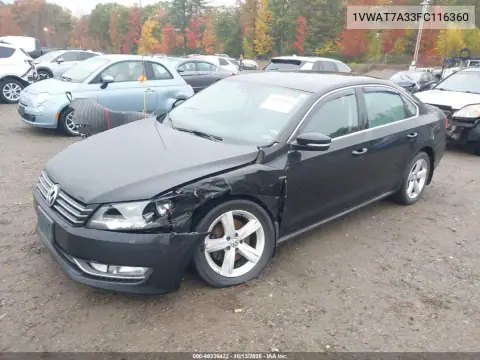 1VWAT7A33FC116360 — 2015 Volkswagen Passat, фото 3 с аукциона IAAI, Передний левый