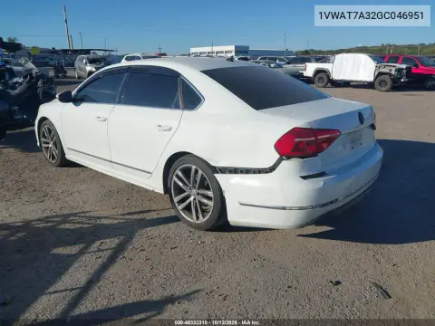 2016 Volkswagen Passat 1.8T R-Line VIN 1VWAT7A32GC046951 фото 4