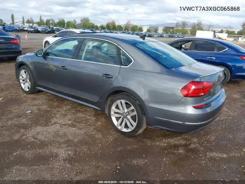 2016 Volkswagen Passat 1.8T Sel VIN 1VWCT7A3XGC065868 фото 4