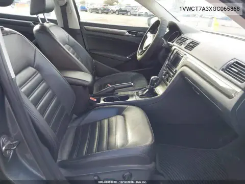 2016 Volkswagen Passat 1.8T Sel VIN 1VWCT7A3XGC065868 фото 6