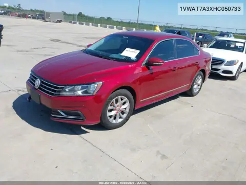 2017 Volkswagen Passat 1.8T S VIN 1VWAT7A3XHC050733 фото 3
