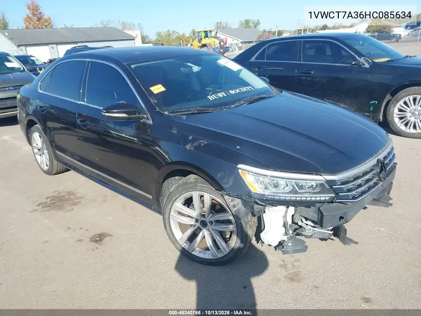 2017 Volkswagen Passat 1.8T Sel Premium VIN 1VWCT7A36HC085634 фото 2