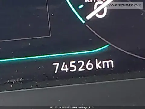 3VV4X7B28RM012588 — 2024 Volkswagen TAOS, Сзади, фото до ремонта