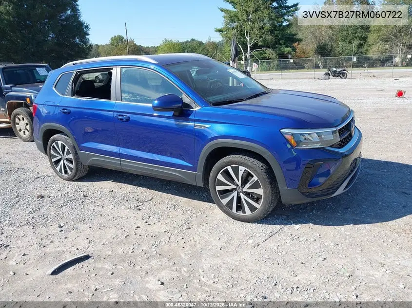 2024 Volkswagen Taos 1.5T Se VIN 3VVSX7B27RM060722 фото 2