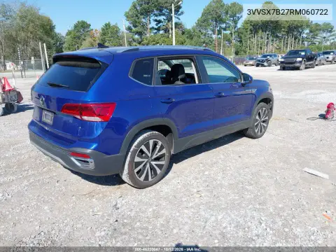 3VVSX7B27RM060722 — 2024 Volkswagen TAOS, Правая сторона, фото до ремонта