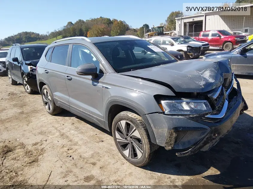 2024 Volkswagen Taos 1.5T Se VIN 3VVVX7B27RM052018 фото 2