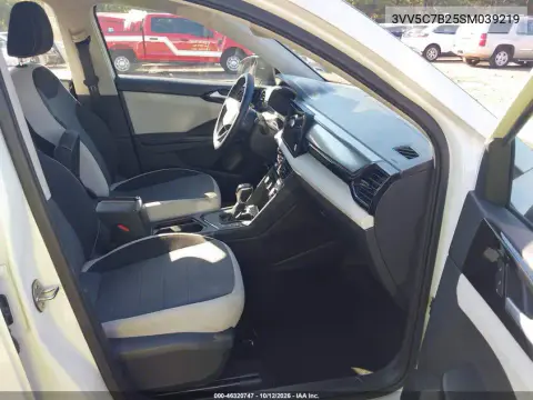 3VV5C7B25SM039219 — 2025 Volkswagen TAOS, Передняя часть, фото до ремонта
