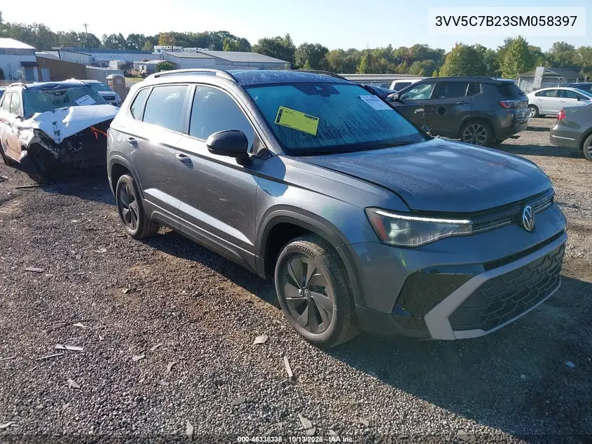 2025 Volkswagen Taos 1.5T S VIN 3VV5C7B23SM058397 фото 2