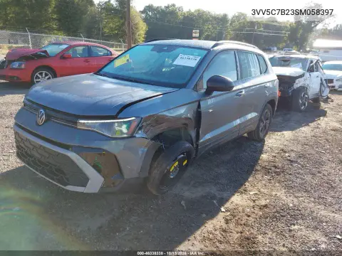 2025 Volkswagen Taos 1.5T S VIN 3VV5C7B23SM058397 фото 3