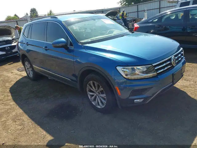 3VV3B7AX6JM006025 — 2018 Volkswagen Tiguan 2.0T SE/2.0T SEL, Передняя часть слева (Left Front), фото до ремонта