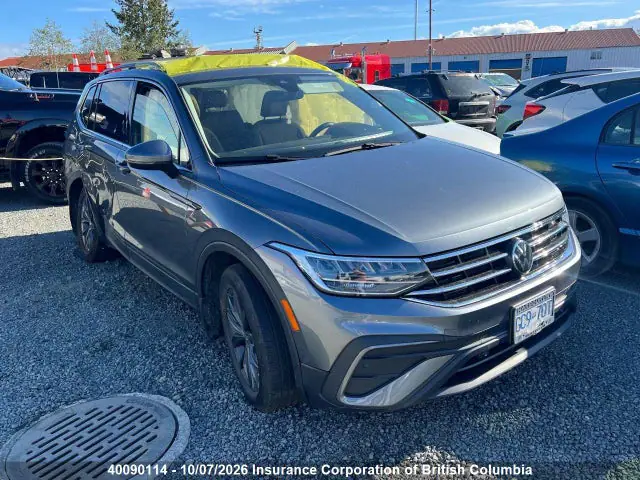 3VVMB7AX9RM001448 Volkswagen Tiguan Comfortline 2024 — повреждение Опрокидывание, фото до ремонта