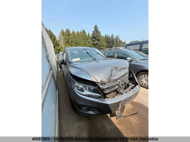 WVGJV3AX3EW597079 — 2014 Volkswagen Tiguan S/SE/SEL/R-Line, Передняя часть (Front), фото до ремонта