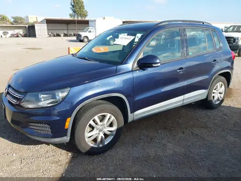 2015 Volkswagen TIGUAN S VIN WVGAV7AXXFW599498 фото 2