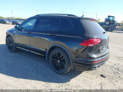 2022 Volkswagen Tiguan Se R-line Black VIN 3VV8B7AX2NM072017 фото 3