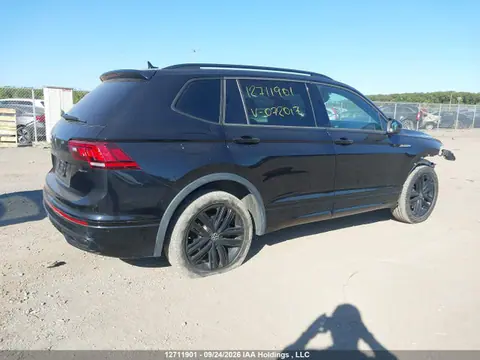 2022 Volkswagen Tiguan Se R-line Black VIN 3VV8B7AX2NM072017 фото 4