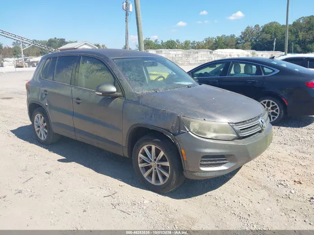 2014 Volkswagen TIGUAN SE VIN WVGAV3AX0EW605252 фото 1