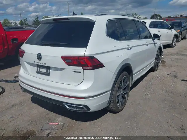 2024 Volkswagen Tiguan Sel R-line Black VIN 3VV4B7AX1RM052717 фото 4