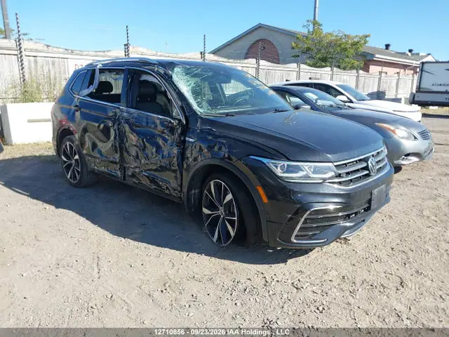 3VV4B7AX1RM025047 — 2024 Volkswagen Tiguan SEL R-Line Black, Правый бок (Right Side), фото до ремонта
