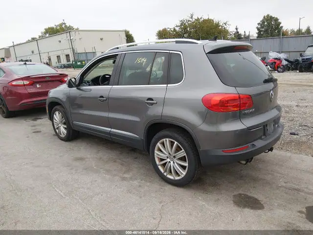 WVGBV3AX3EW573319 — 2014 Volkswagen Tiguan SEL, фото 3 с аукциона IAAI 05.10.2026, Естественный износ
