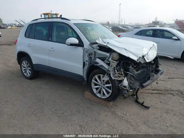 WVGNV7AX8HK031407 — 2017 Volkswagen Tiguan Wolfsburg, Передняя часть (Front), фото до ремонта