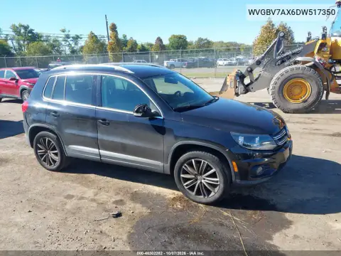 WVGBV7AX6DW517350 — 2013 Volkswagen Tiguan, Задняя часть, фото до ремонта