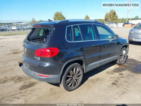 2013 Volkswagen Tiguan Se VIN WVGBV7AX6DW517350 фото 5