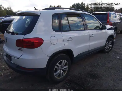 2016 Volkswagen Tiguan S VIN WVGBV7AXXGW525696 фото 4