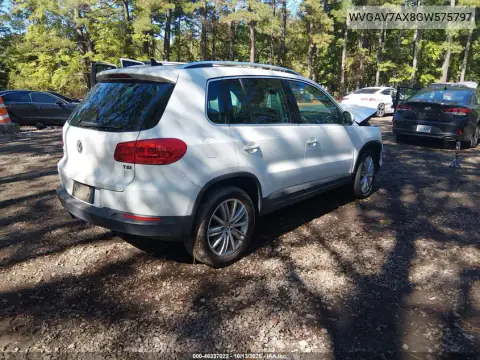 WVGAV7AX8GW575797 — 2016 Volkswagen Tiguan, фото 4 с аукциона IAAI, Передняя часть