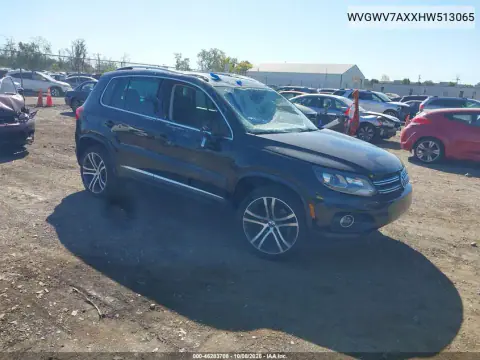 WVGWV7AXXHW513065 — 2017 Volkswagen Tiguan, Повреждение крыши, фото до ремонта