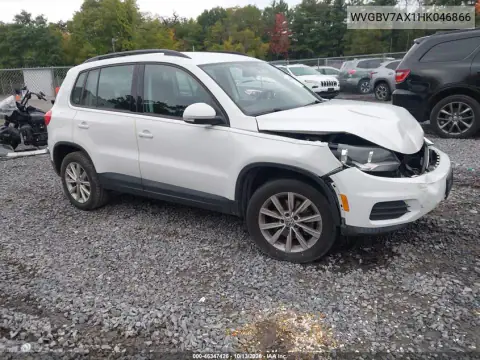 WVGBV7AX1HK046866 — 2017 Volkswagen Tiguan, Передняя часть, фото до ремонта
