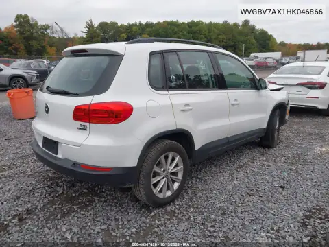 WVGBV7AX1HK046866 — 2017 Volkswagen Tiguan, фото 4 с аукциона IAAI, Передняя часть