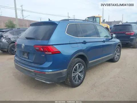 2018 Volkswagen Tiguan 2.0T Se/2.0T Sel VIN 3VV3B7AX0JM041000 фото 5