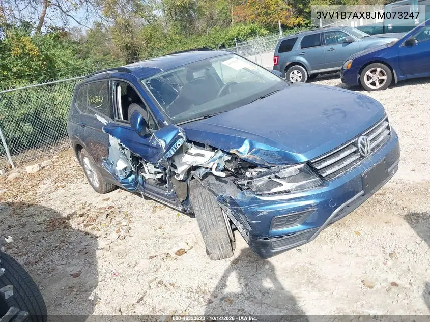 3VV1B7AX8JM073247 Volkswagen Tiguan 2018 — повреждение Боковая часть, фото до ремонта