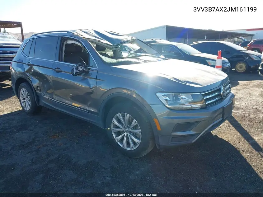 3VV3B7AX2JM161199 Volkswagen Tiguan 2018 — повреждение Опрокидывание, фото до ремонта
