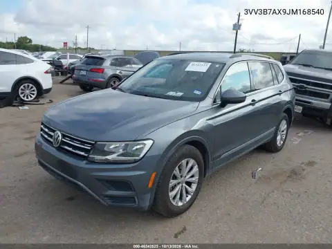 3VV3B7AX9JM168540 — 2018 Volkswagen Tiguan, фото 3 с аукциона IAAI, Ходовая часть