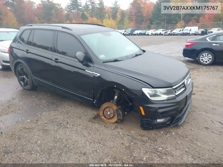 3VV2B7AXXKM175767 — 2019 Volkswagen Tiguan, фото 2 с аукциона IAAI, Левая / Правая сторона