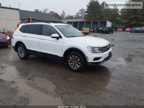 3VV2B7AXXKM040594 — 2019 Volkswagen Tiguan, Передняя часть, фото до ремонта