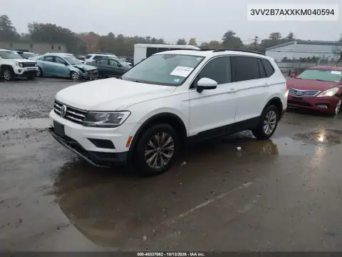 2019 Volkswagen Tiguan 2.0T Se/2.0T Sel/2.0T Sel R-Line/2.0T Sel R-Line Black VIN 3VV2B7AXXKM040594 фото 3