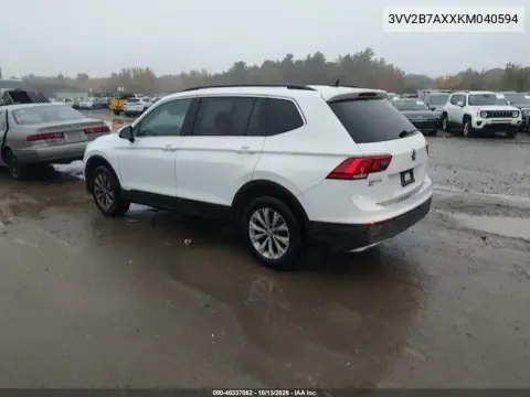2019 Volkswagen Tiguan 2.0T Se/2.0T Sel/2.0T Sel R-Line/2.0T Sel R-Line Black VIN 3VV2B7AXXKM040594 фото 4
