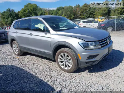 3VV0B7AX3LM031678 — 2020 Volkswagen Tiguan, Передний левый, фото до ремонта